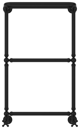 Полотенцесушитель Водяной Сунержа Ренессанс 1386 (86х50) Матовый Черный 31-0281-8650