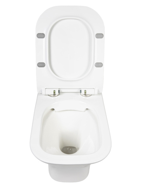 Унитаз подвесной Orange C02-100W безободковый, сиденье с микролифтом