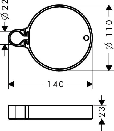 Мыльница Hansgrohe Cassetta’C 28678000 хром