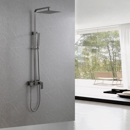 Душевая стойка ABBER Daheim AF8220NGL без излива, никель