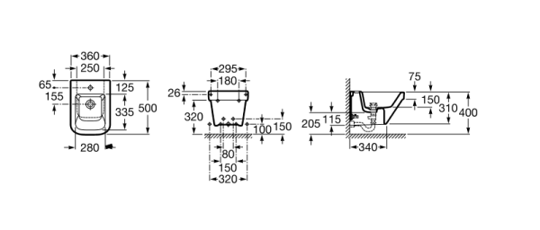 Биде подвесное Roca Dama-N 357786000