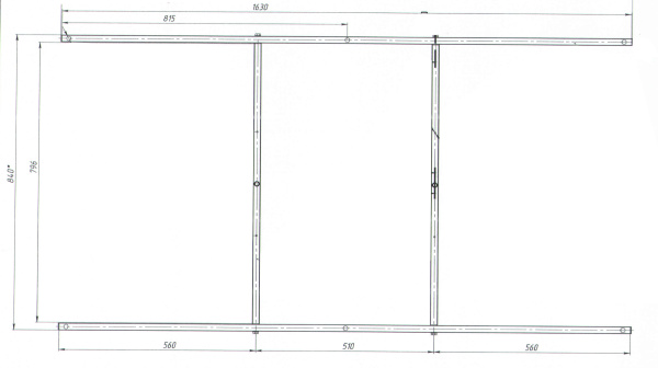 Рама разборная  Marka One AELITA 170x90 03аэл1790
