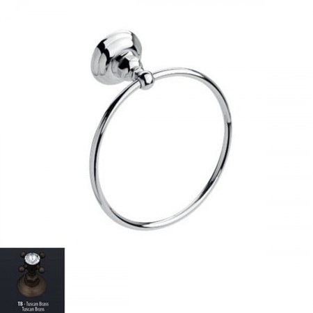 Полотенцедержатель-кольцо Nicolazzi Classica 1485TB, тосканская бронза