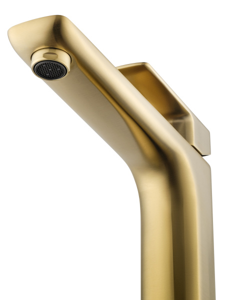 Смеситель для раковины высокий WONZON & WOGHAND EDGE, брашированное золото WW-88239003- BG Смеситель для раковины высокий WONZON & WOGHAND EDGE, брашированное золото WW-88239003- BG
