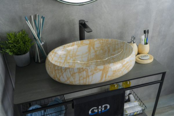 Раковина накладная (60х41) Gid Mnc167