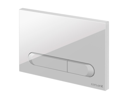 Кнопка Cersanit ESTETICA пластик ,белая глянцевый 64111