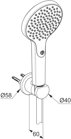 Душевой набор Kludi Dive 6985005-00