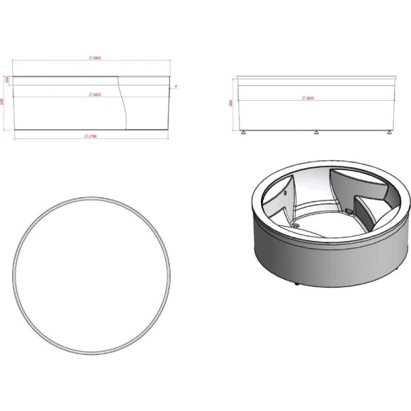 Экран фронтальный  Астра-Форм Аврора  02010015