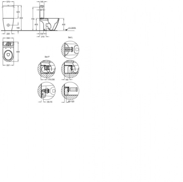 Керамический бачок Keramag iCon 229420000 Керамический бачок Keramag iCon 229420000