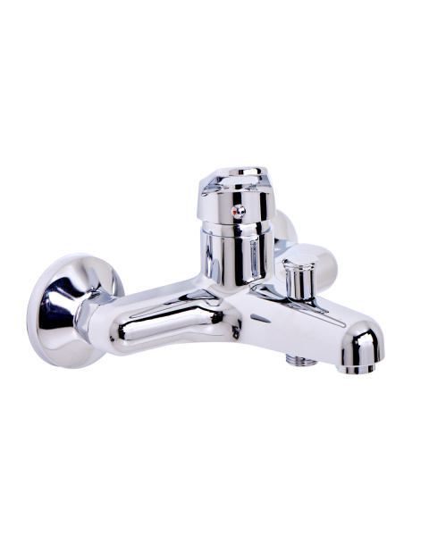 Смеситель для ванны однорычажный полимерный OneLife P11-100cr хром