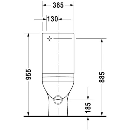 Унитаз напольный Duravit 2119090064