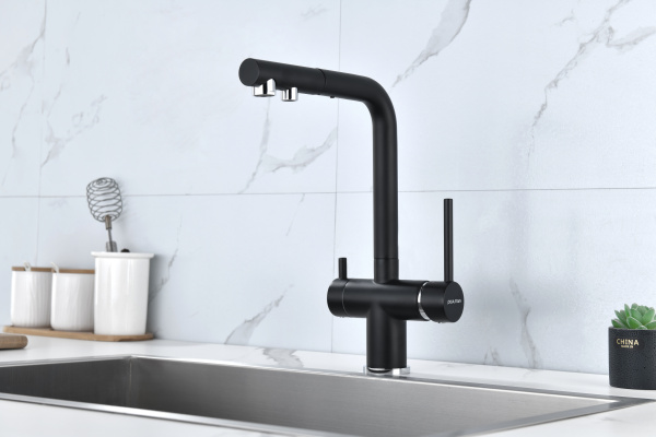 Смеситель для кухни с подключением к фильтру  Paulmark Serpentine Se213222-401