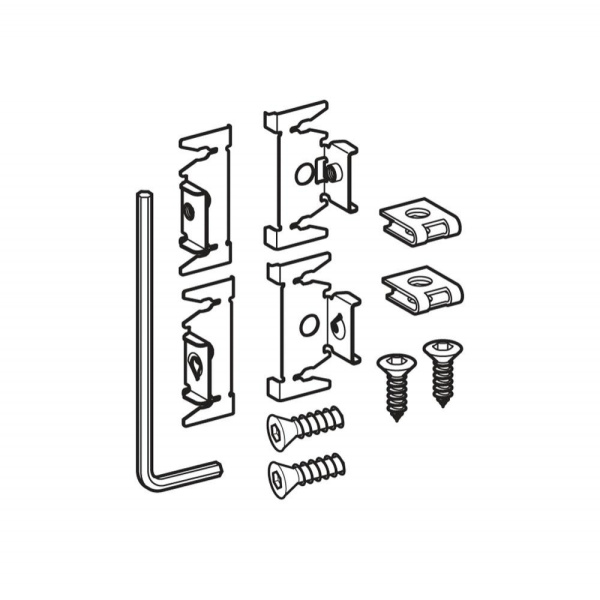 Крепеж Geberit для смывных клавиш Sigma и Delta (2 шт.) 241.877.00.1