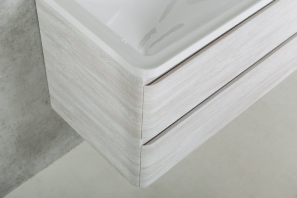 База под раковину подвесная BelBagno ACQUA-800-2C-SO-RVB Rovere Vintage Bianco