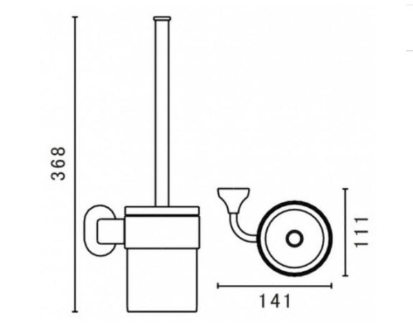 Держатель щетки Art&Max AM-E-4081