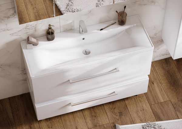 Тумба с раковиной Aquaton Мадрид 120 M 1A1687K2MA010