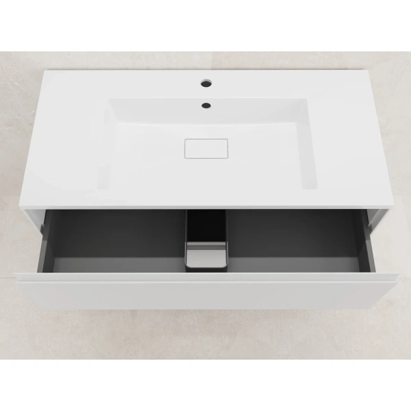 Тумба напольная без раковины 100 см Style Line Лима ЛС-00002348 белый матовый