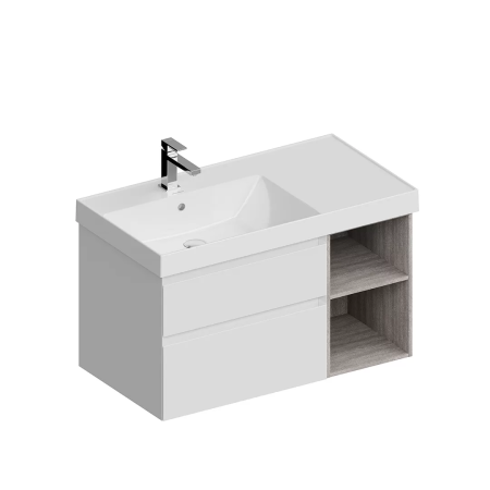 Тумба под раковину Kerama Marazzi Cubo 90 CUB.90Lh\WHT.M