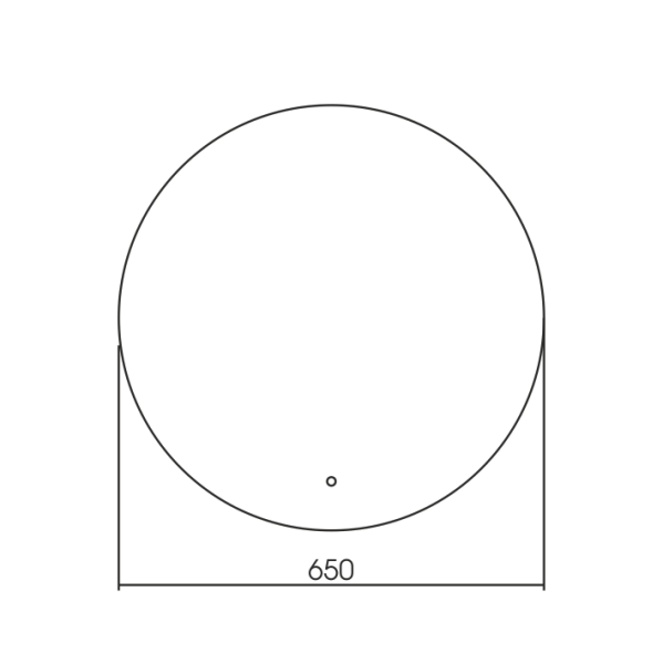 Зеркало (65х65) Silver Mirrors  Savanna-Lite LED-00002599