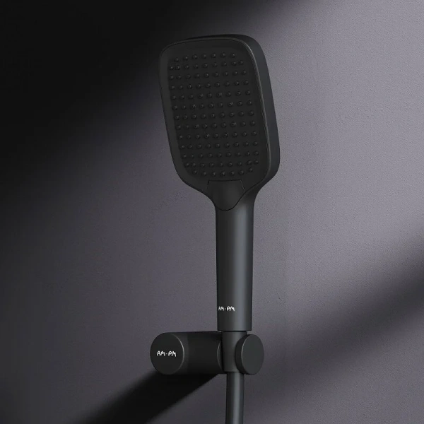 Душевой набор Am.Pm X-Joy F0118F022, 3 режима, черный матовый