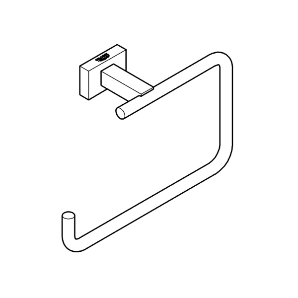 Кольцо для полотенец Grohe Essentials Cube 40510 000 (40510000) хром  Кольцо для полотенец Grohe Essentials Cube 40510 000 (40510000) хром