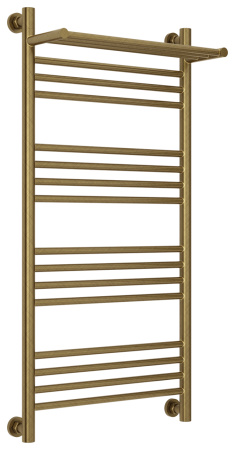 Полотенцесушитель Водяной Сунержа Богема с полкой + (100х50) Состаренная бронза 05-0223-1050