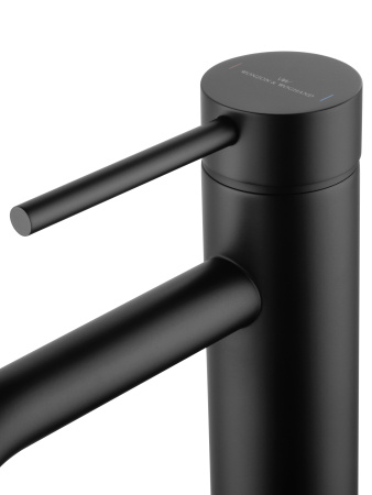 Смеситель для раковины WONZON & WOGHAND STICK, черный матовый WW-88139017-MB