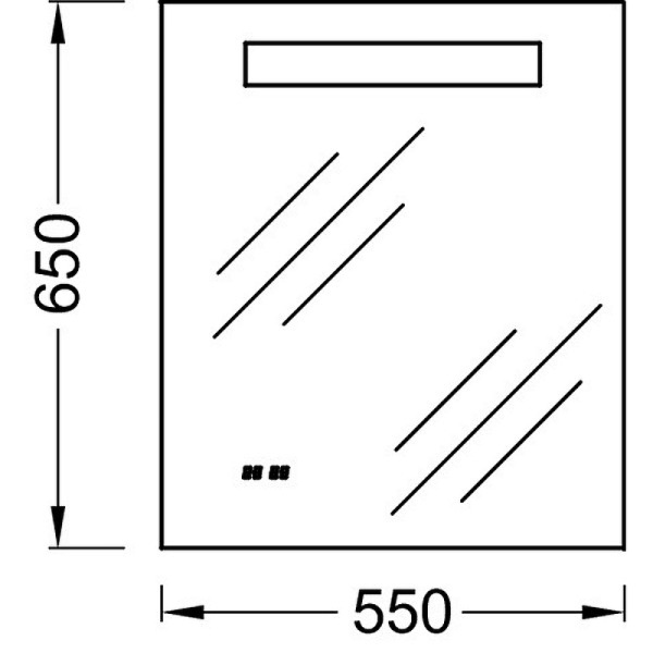 Зеркало Jacob Delafon Rythmik Formilia 55 EB1158-NF
