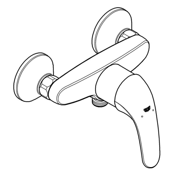 Смеситель для душа однорычажный Grohe Euroeco 32740 000 (32740000) хром