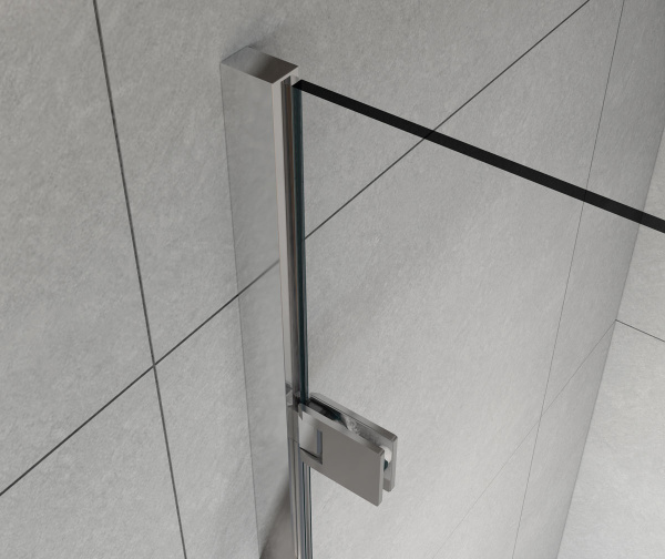 Душевая дверь Vincea Flex VDP-1F900CGB, (90х200) черный, стекло тонированное