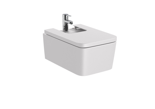 Биде подвесное Roca Inspira square  357535630 жемчужный