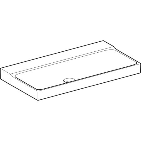 Раковина подвесная 90 см Geberit Xeno² 500.532.01.1