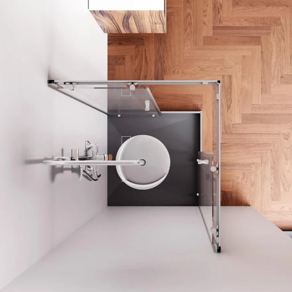 Душевой уголок (80х80) Am.Pm Sunny W87G-403-8080-MT хром матовый