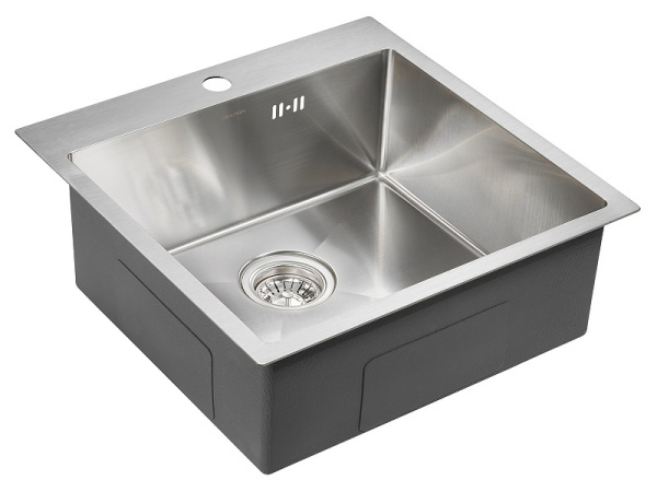 Кухонная мойка Paulmark   Kroner PM215151-BS брашированная нерж. сталь