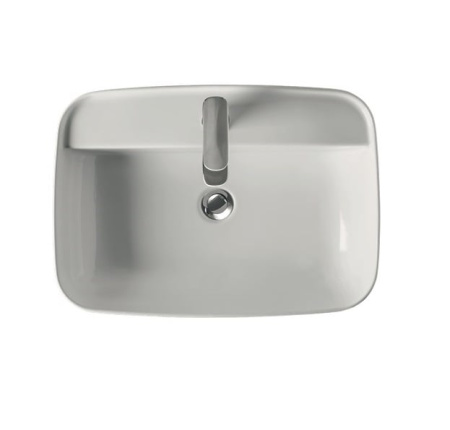 Раковина накладная (60х43) Kerasan Tribeca 514001*1 белый глянец