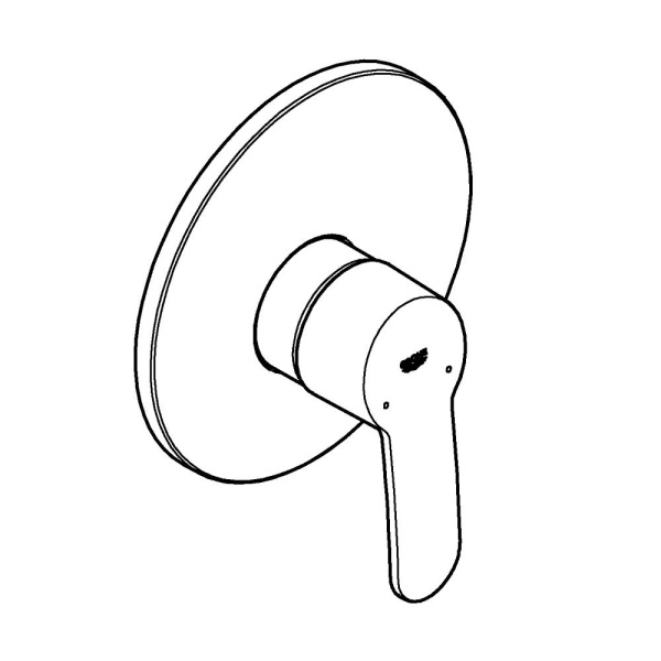 Смеситель однорычажный для душа Grohe Eurostyle Cosmopolitan  33635 002 (33635002) хром Смеситель однорычажный для душа Grohe Eurostyle Cosmopolitan  33635 002 (33635002) хром