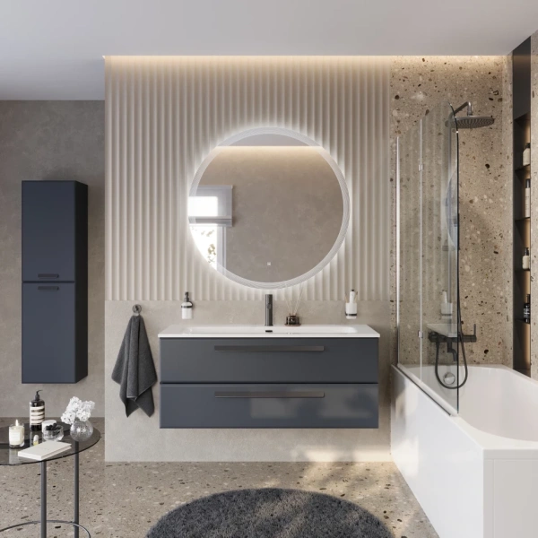 Тумба под раковину Cezares ECO-CER-N-1200-2C-SO-GR-P Grafito без ручек