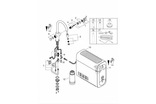 Стартовый комплект GROHE Blue Home 31606000