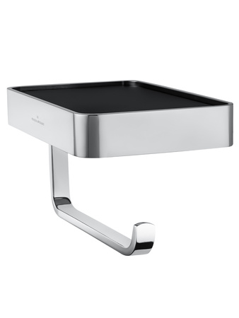 Держатель для туалетной бумаги с полкой WONZON & WOGHAND LOTTE, хром WW-8336