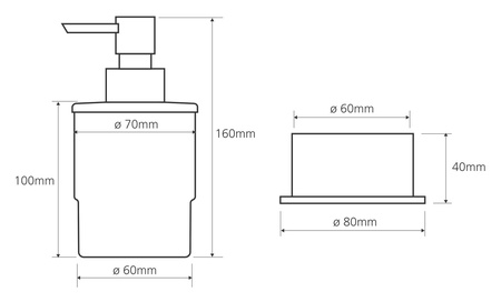 Дозатор для мыла Bemeta Omega 138109161