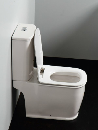 Унитаз компакт BelBagno Prado BB10150CP/BB10150SC без бачка с сиденьем микролифт