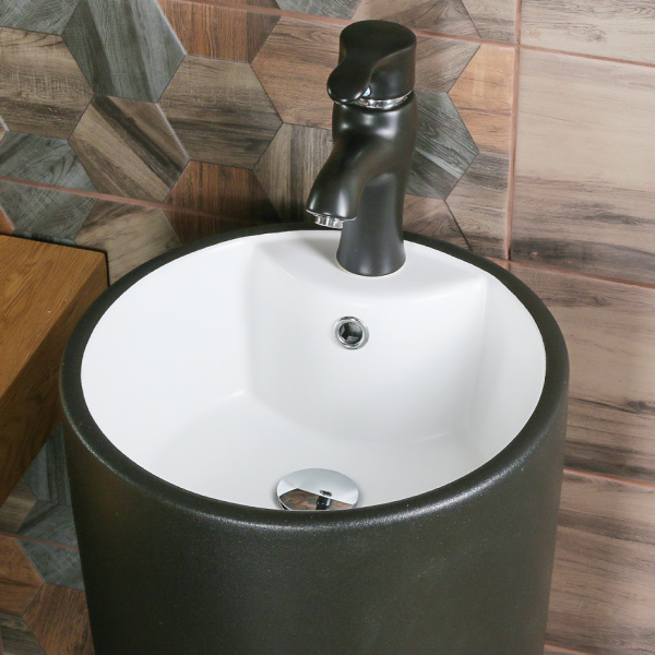 Раковина напольная (41х41)  Melana MLN-B126 BWM