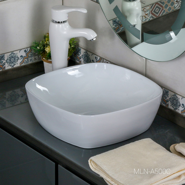 Раковина накладная (40х40) Melana A500C-805