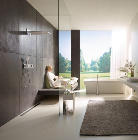 Верхний душ hansgrohe Rainmaker Select 580 3jet EcoSmart 24011400 белый/хром