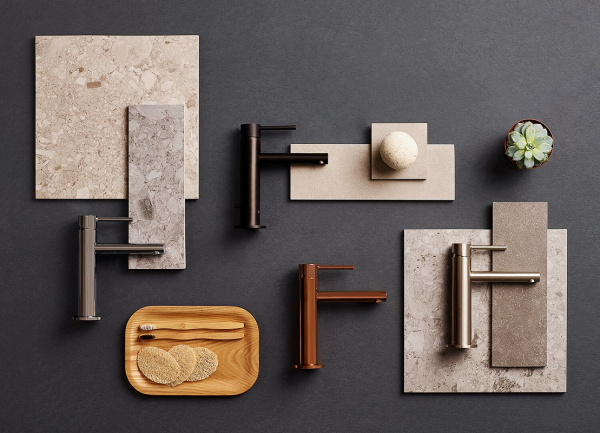 Смеситель для раковины, средний Vitra Origin A4255636 матовый черный