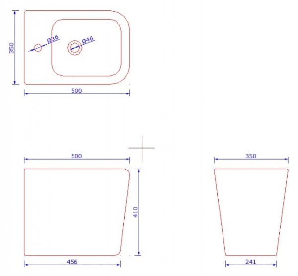 Биде напольное GSI Traccia Big 6962 1 11 bi*1