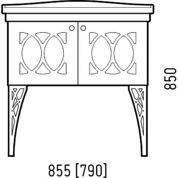 Тумба подвесная Corozo Таормина 85 SD-00000646