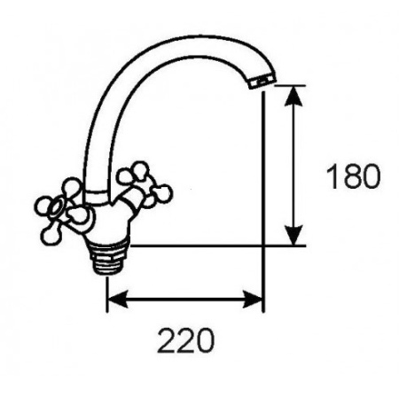 Смеситель для кухни Hansen H42050