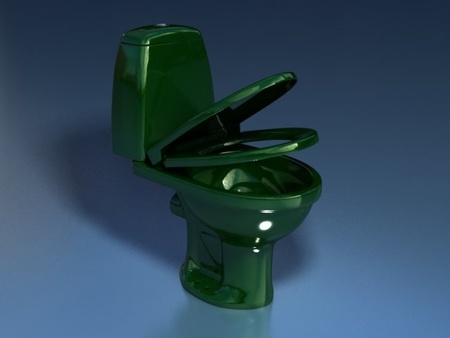 Унитаз-компакт Arcus 1215 dark green зеленый