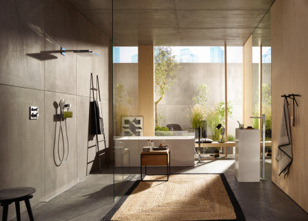 Смеситель для ванны напольный Hansgrohe Metropol 32532000 хром